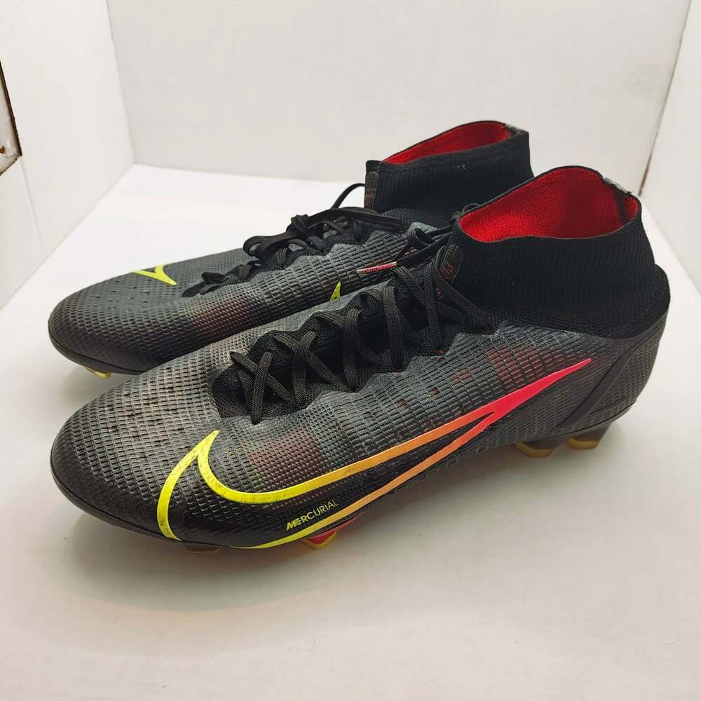 Nike Mercurial Superfly 8 Elite FG Soccer Cleats CV0958-090 Men Size 11.5 Black